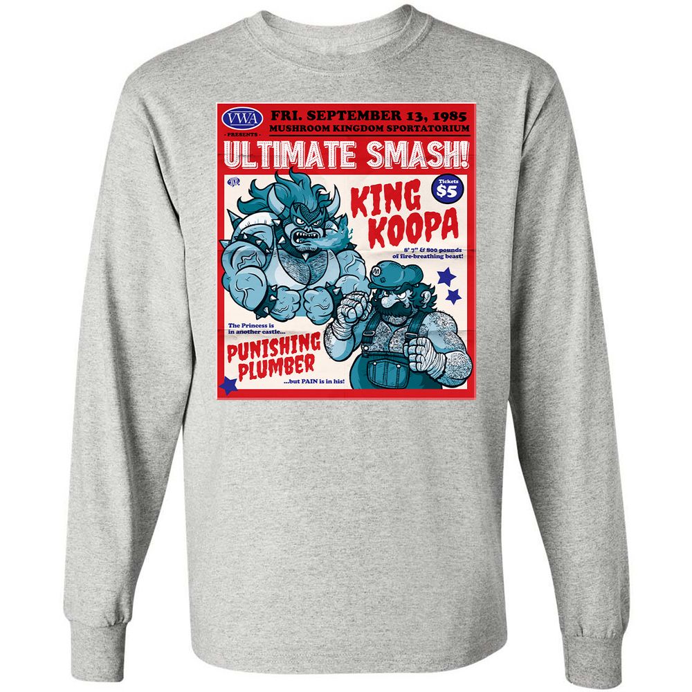 Long Sleeve T-Shirt - NQQ6E1VA - Ash - 7