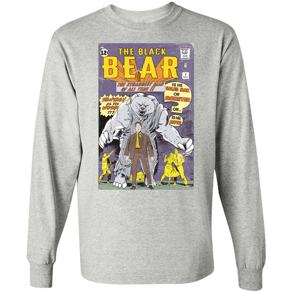 Long Sleeve T-Shirt - YAHG51XC - Ash - 7