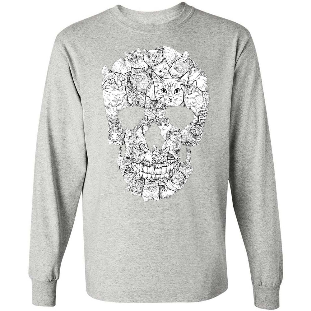 Long Sleeve T-Shirt - AQK73EH5 - Ash - 7