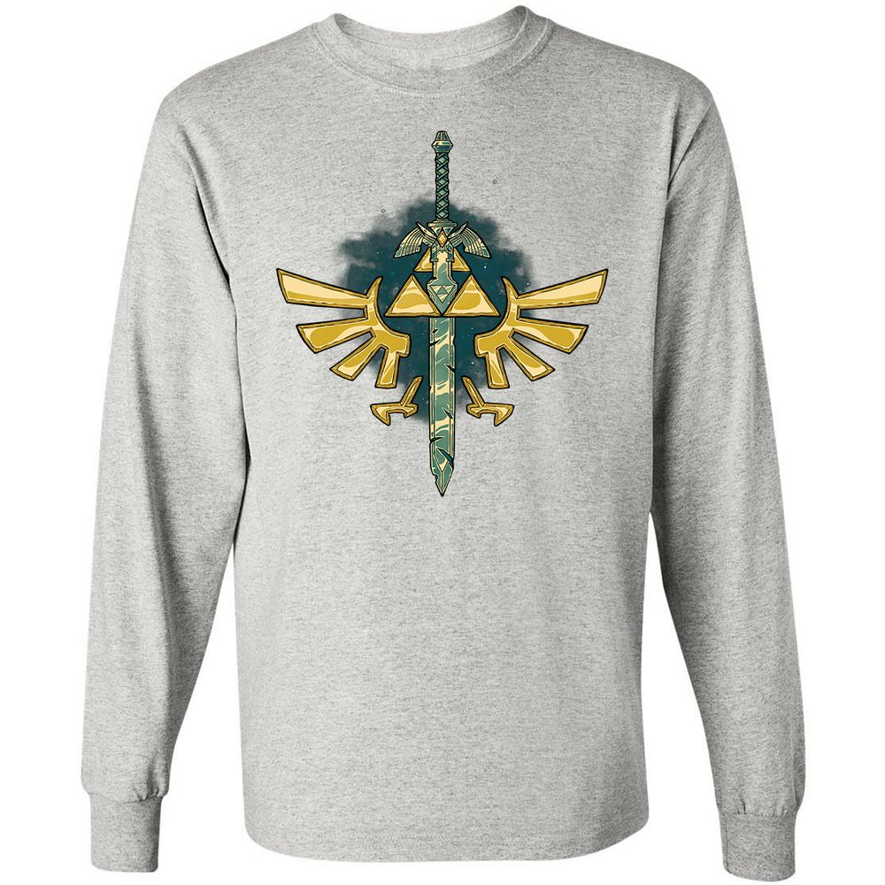 Long Sleeve T-Shirt - GRQ14H2W - Ash - 7