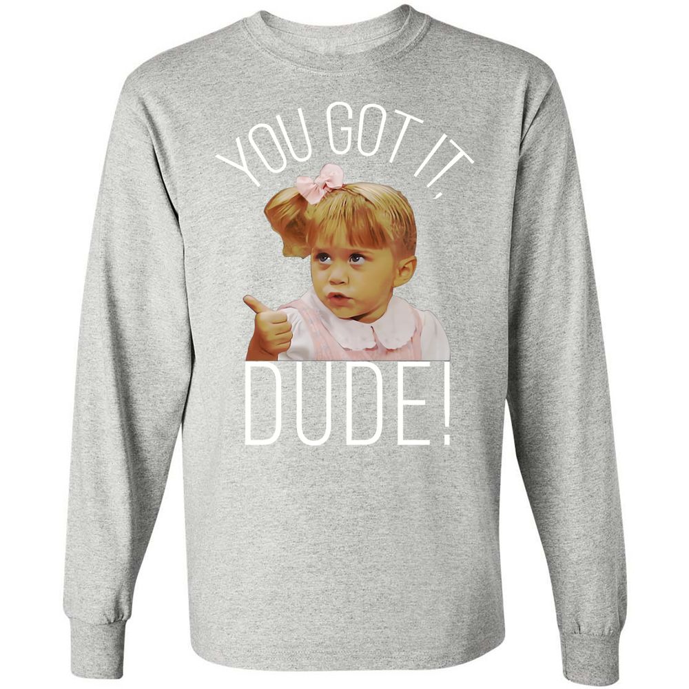 Long Sleeve T-Shirt - SGBY6AL7 - Ash - 7