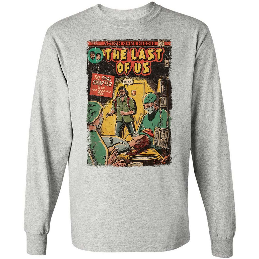 Long Sleeve T-Shirt - RTUZYNKB - Ash - 7