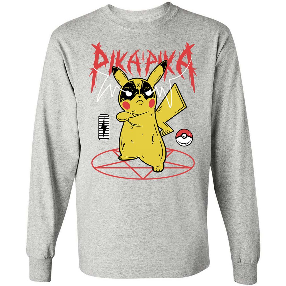 Long Sleeve T-Shirt - 244F35M7 - Ash - 7