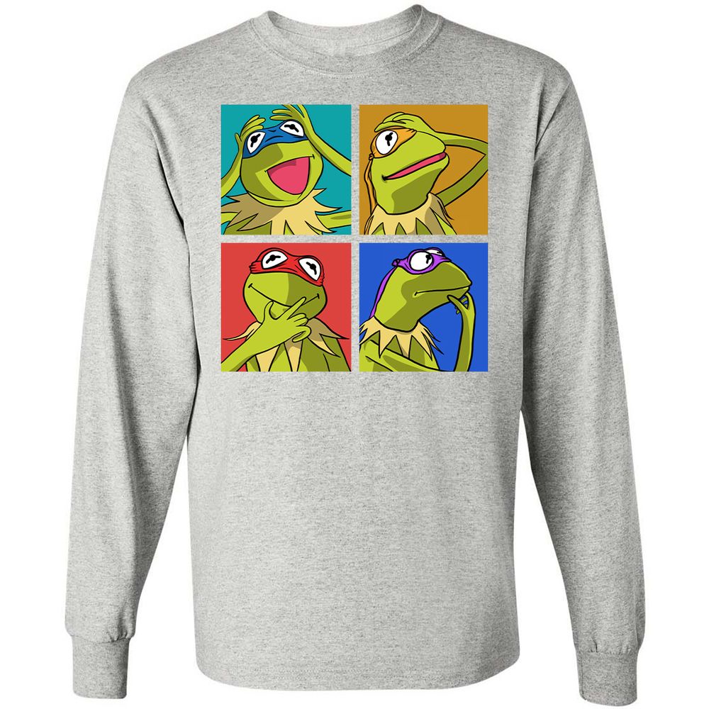 Long Sleeve T-Shirt - S58Q6DKV - Ash - 7