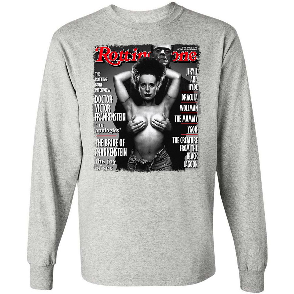 Long Sleeve T-Shirt - VVVQKDQV - Ash - 7