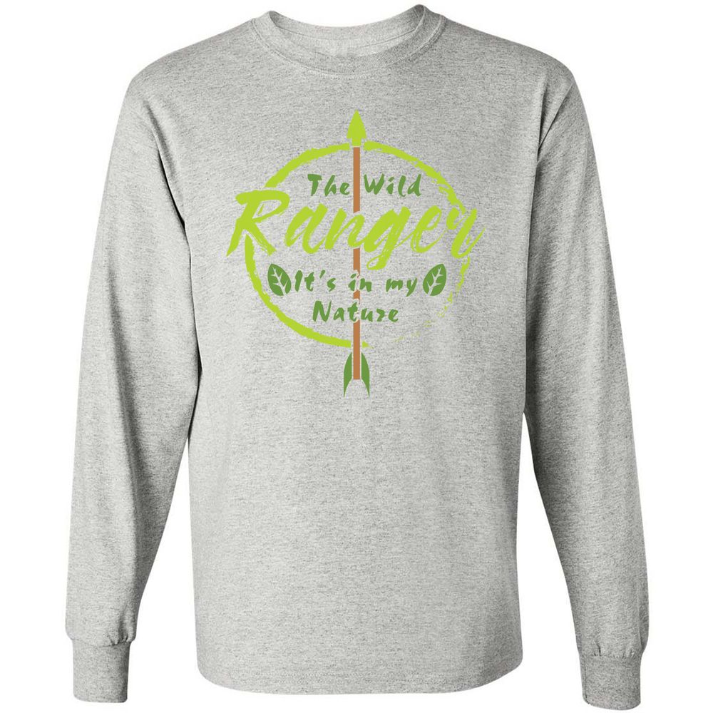 Long Sleeve T-Shirt - 88SDVR33 - Ash - 7