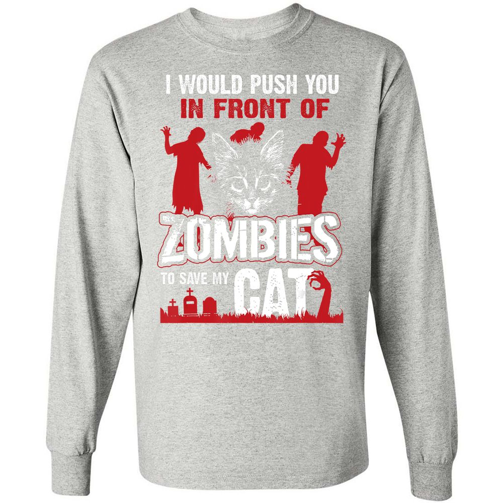 Long Sleeve T-Shirt - M1RE8M6G - Ash - 7