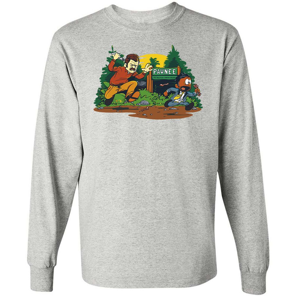 Long Sleeve T-Shirt - KHVZZC1U - Ash - 7