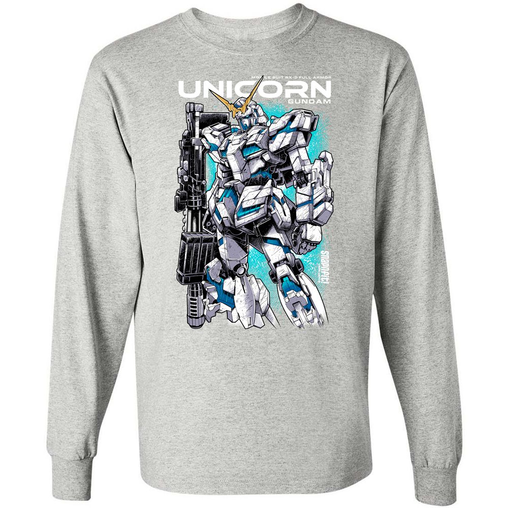 Long Sleeve T-Shirt - 6SL1FV9E - Ash - 7
