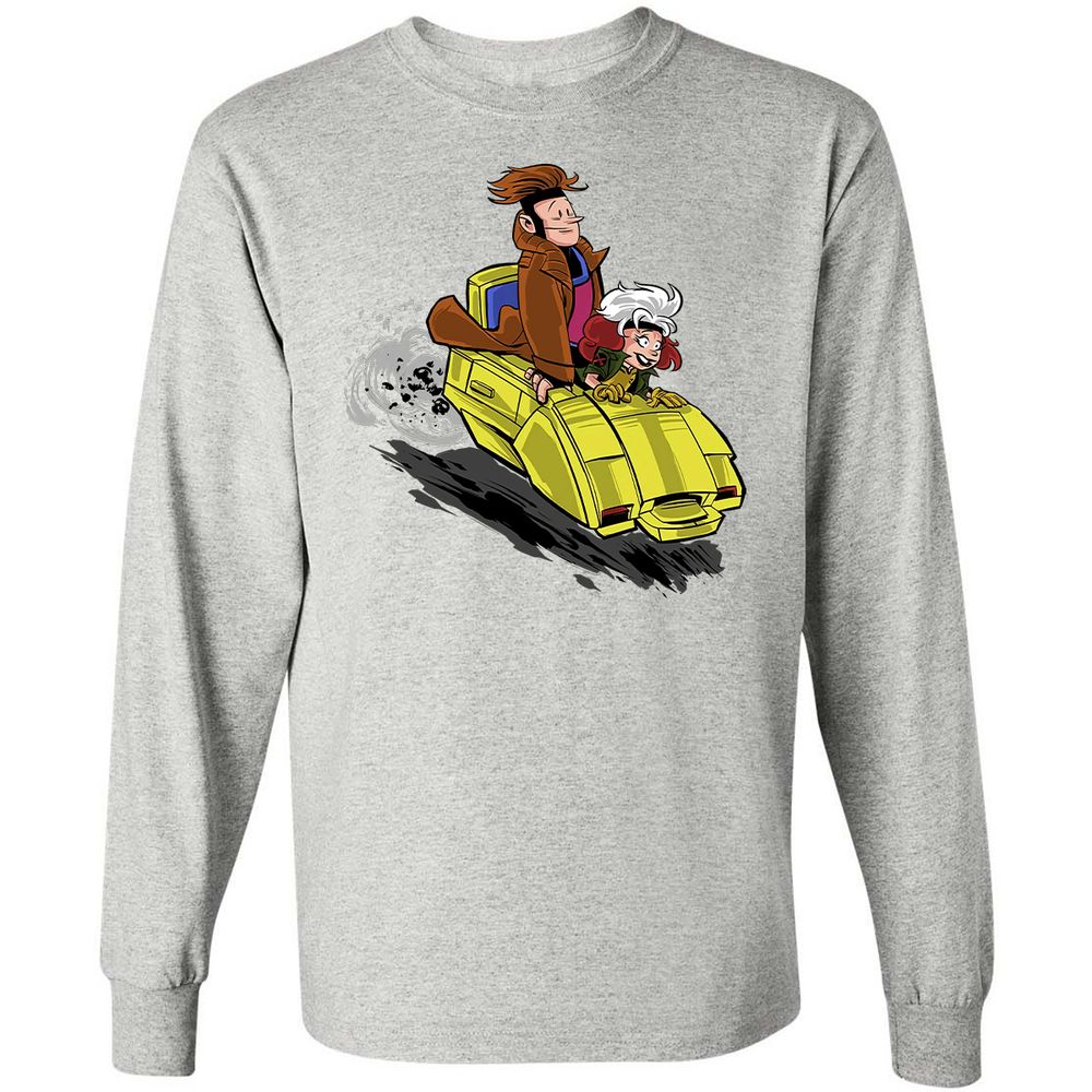 Long Sleeve T-Shirt - BYWG6W9C - Ash - 7