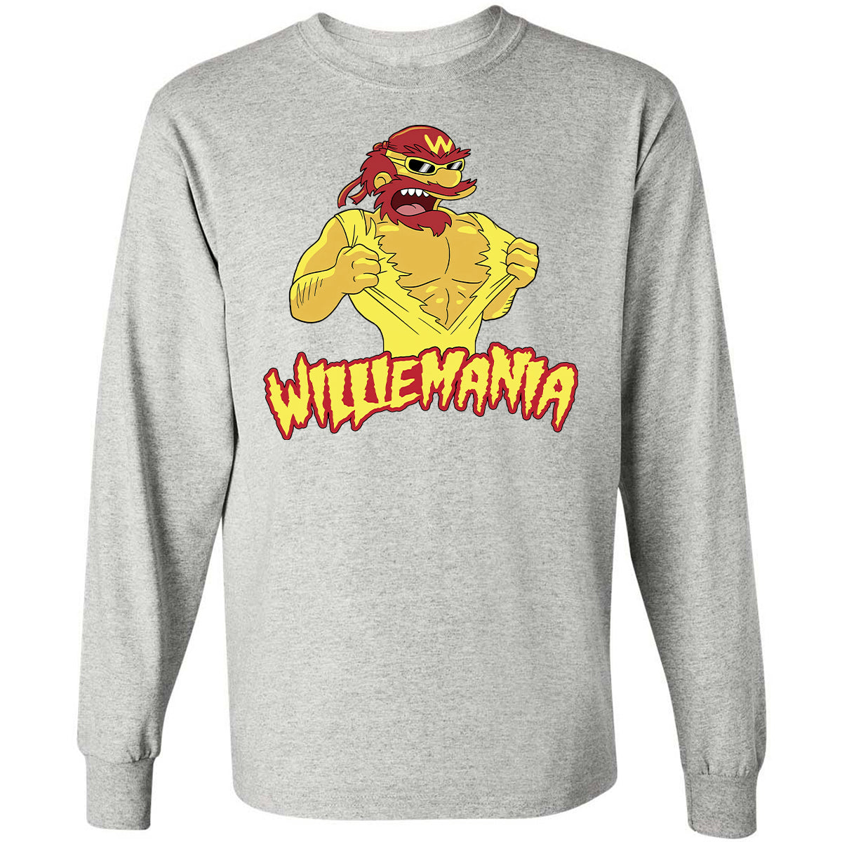 Long Sleeve T-Shirt - PMAVC7GN - Ash - 7