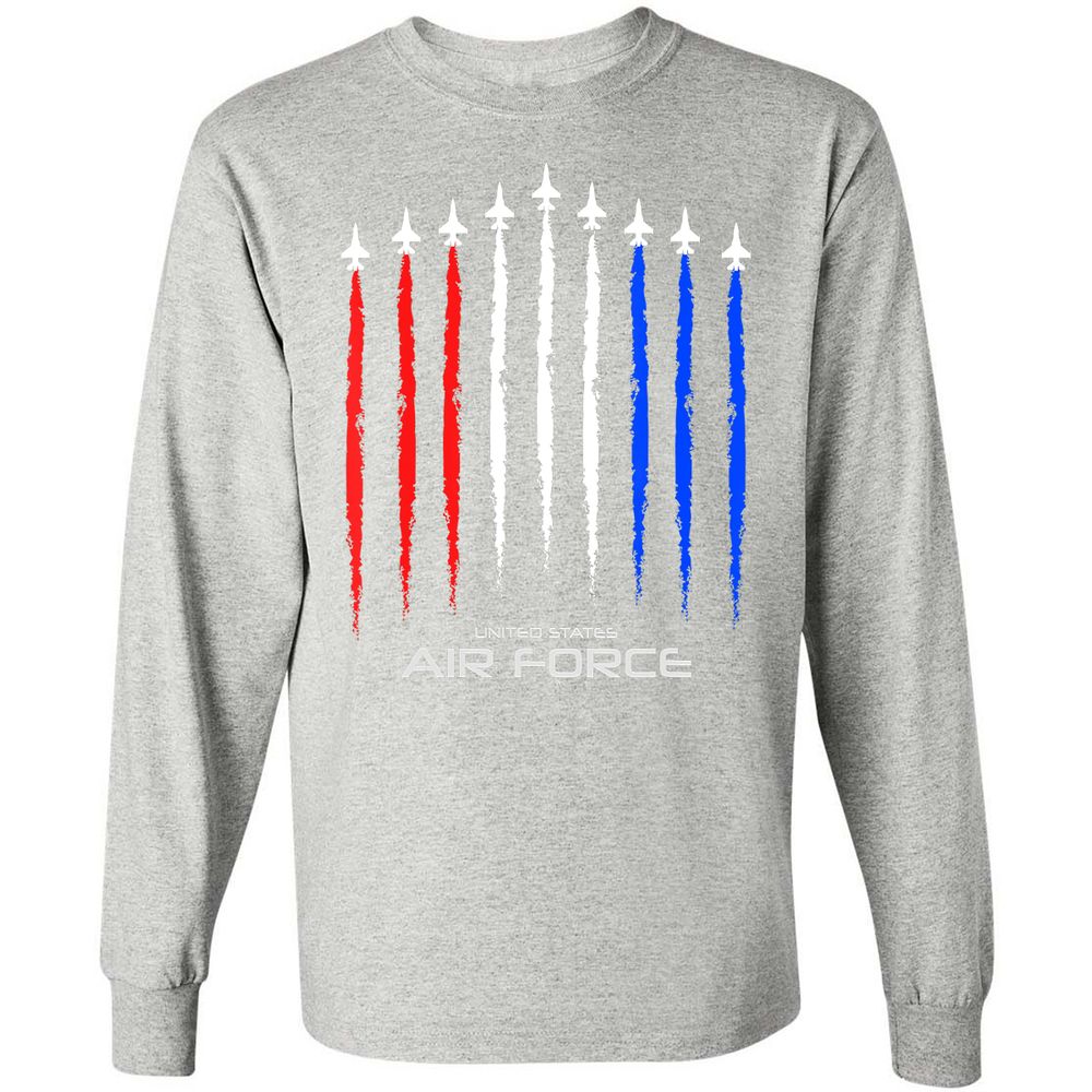 Long Sleeve T-Shirt - 2L622GAT - Ash - 7