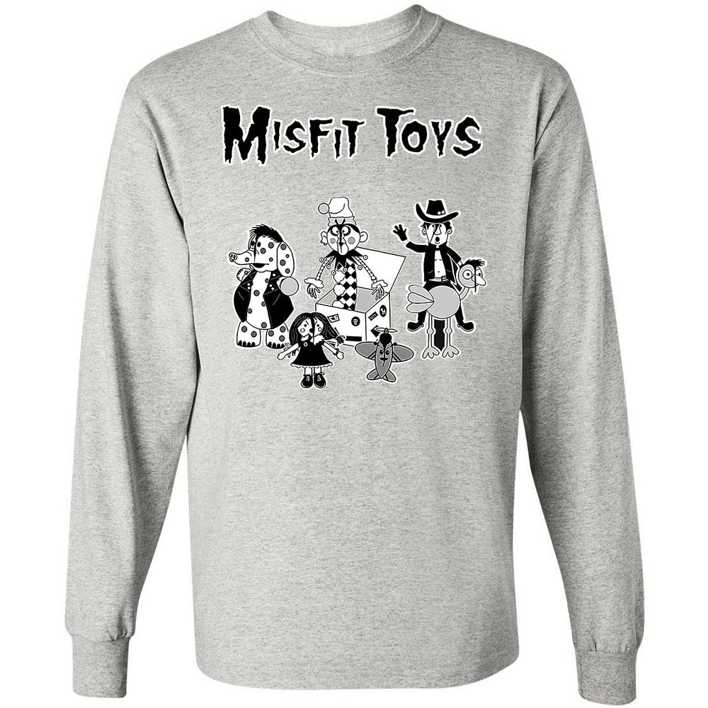 Long Sleeve T-Shirt - QFQV8SL2 - Ash - 7