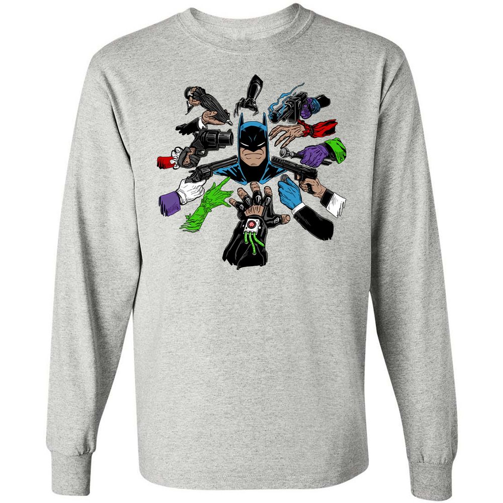 Long Sleeve T-Shirt - HQED41RW - Ash - 7