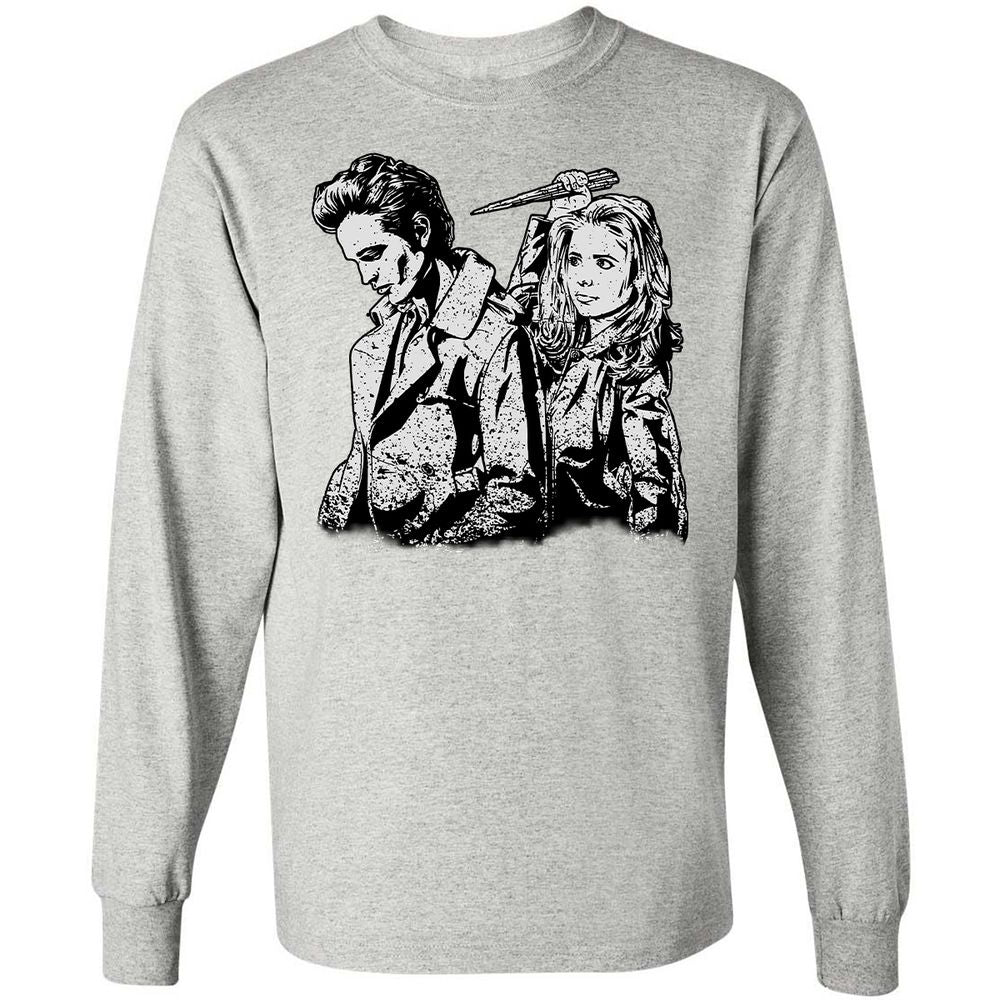 Long Sleeve T-Shirt - JPN14XJ2 - Ash - 7