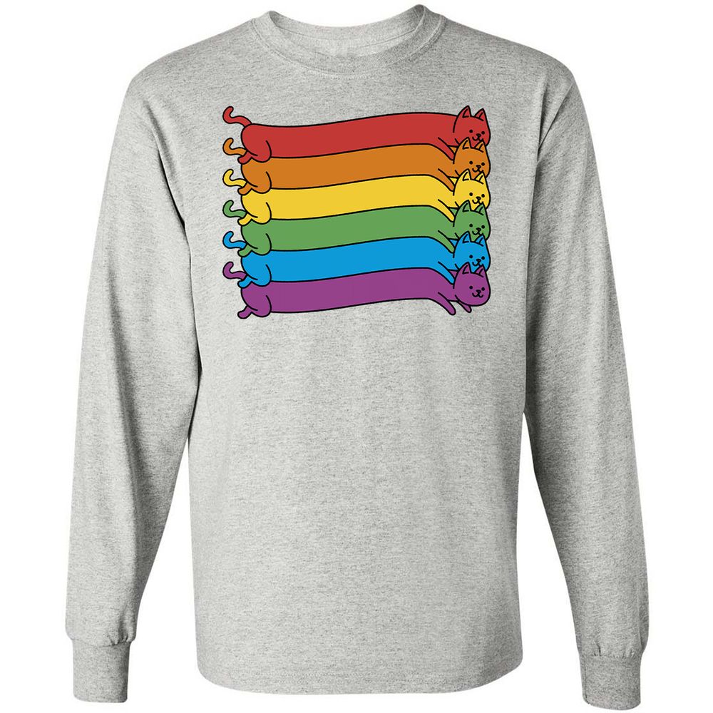 Long Sleeve T-Shirt - DCDZSMBX - Ash - 7
