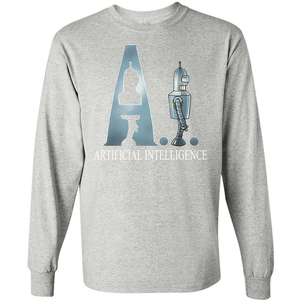 Long Sleeve T-Shirt - KAGBXG3A - Ash - 7