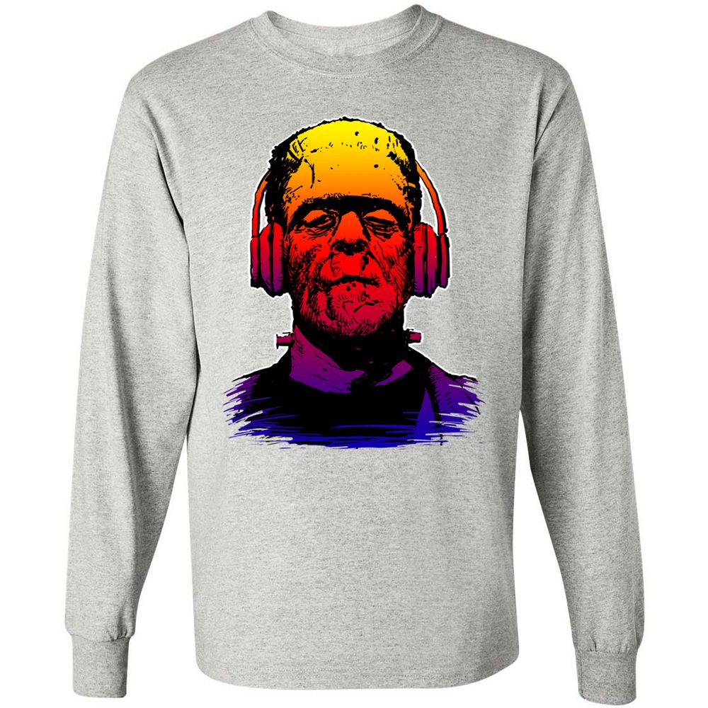 Long Sleeve T-Shirt - MHGFR4P2 - Ash - 7