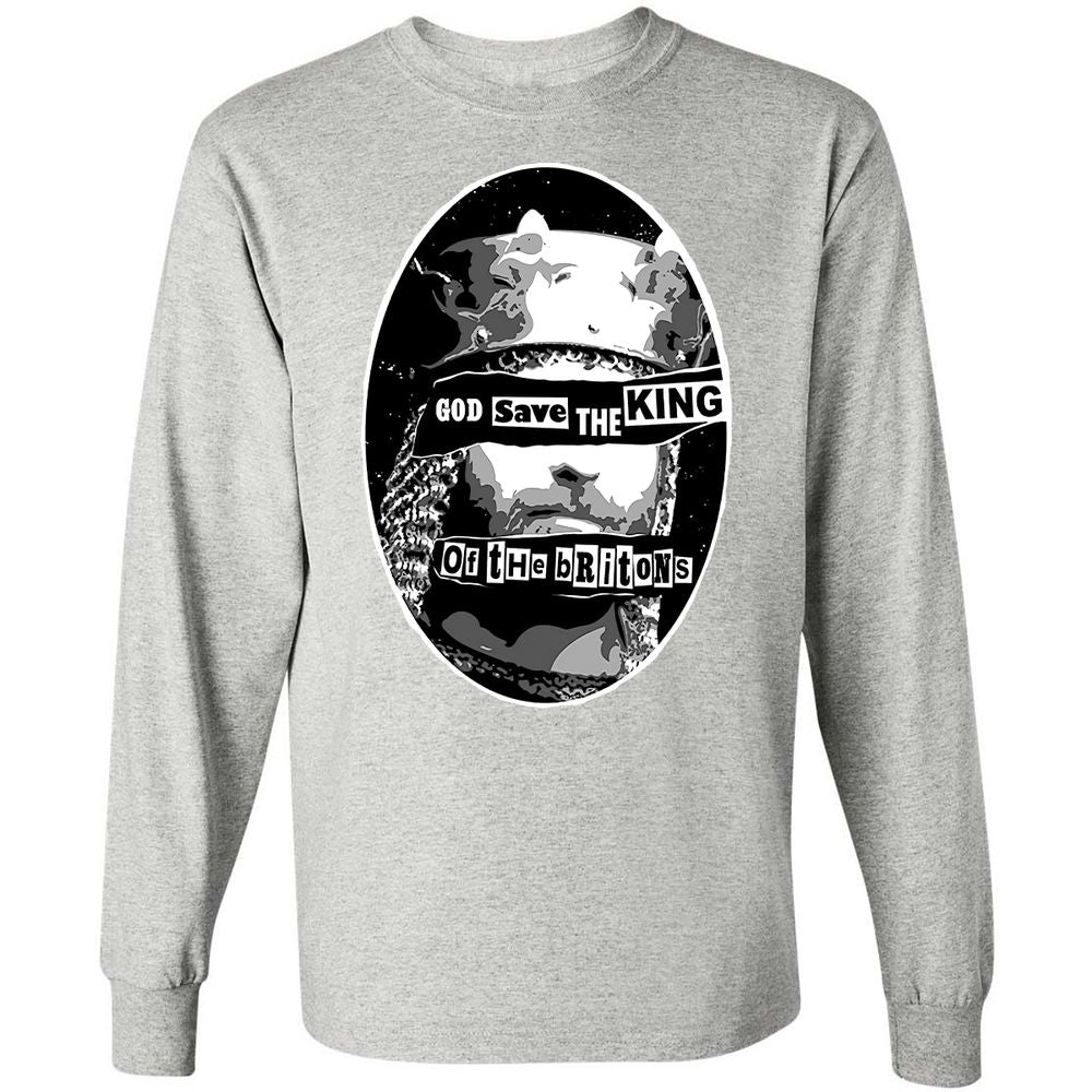 Long Sleeve T-Shirt - 7RHWNVWJ - Ash - 7