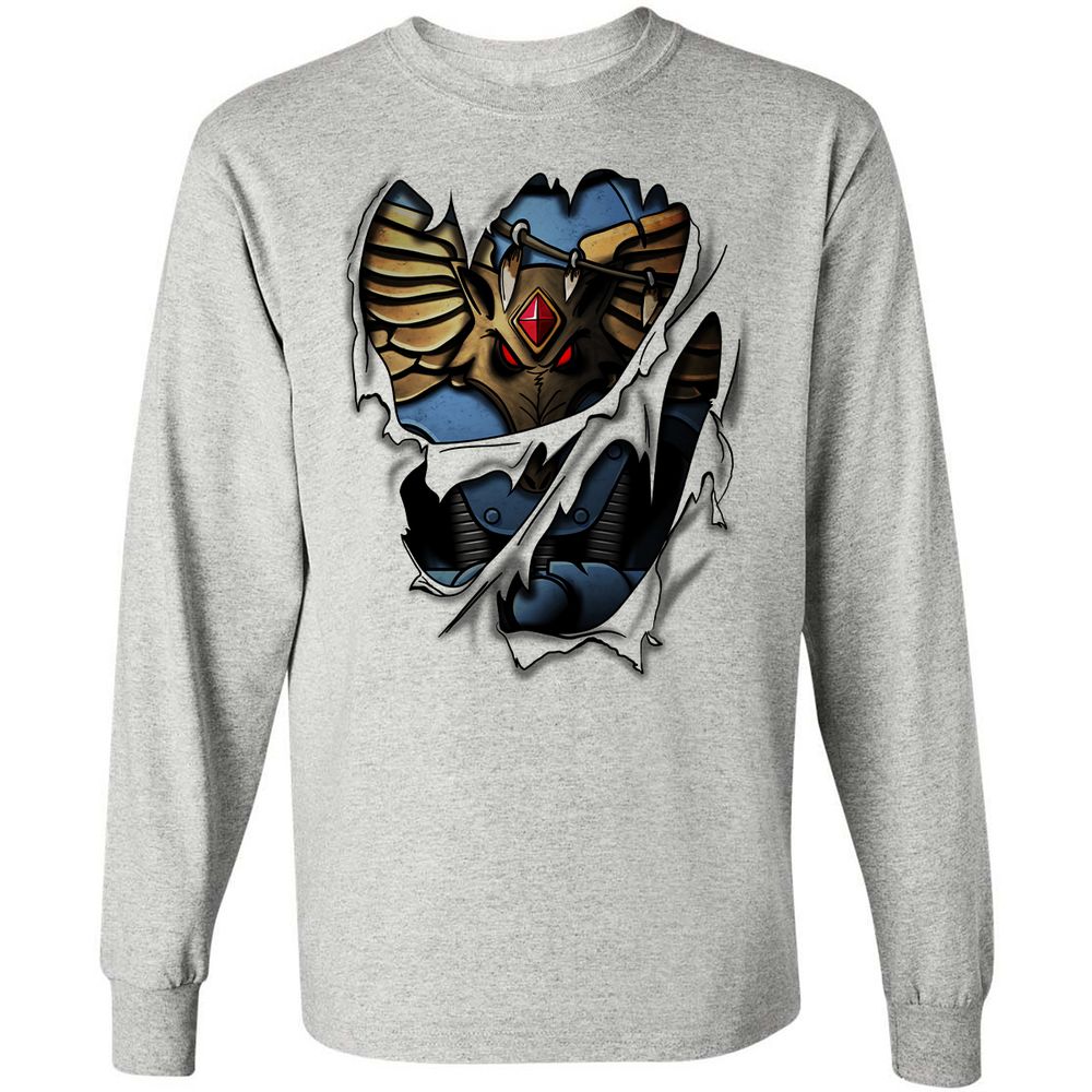 Long Sleeve T-Shirt - 4YD3RMJW - Ash - 7