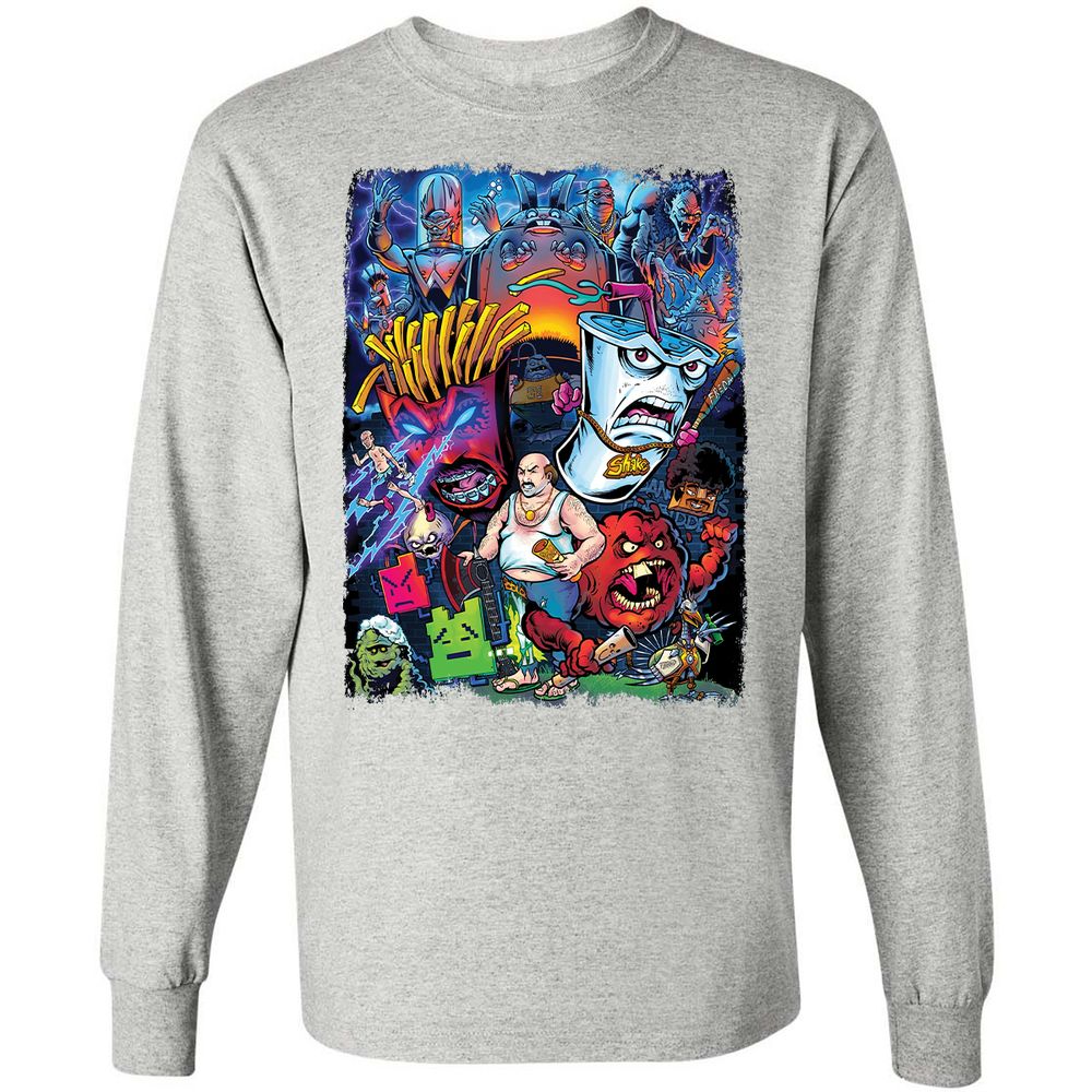 Long Sleeve T-Shirt - 3D1MWPBG - Ash - 7