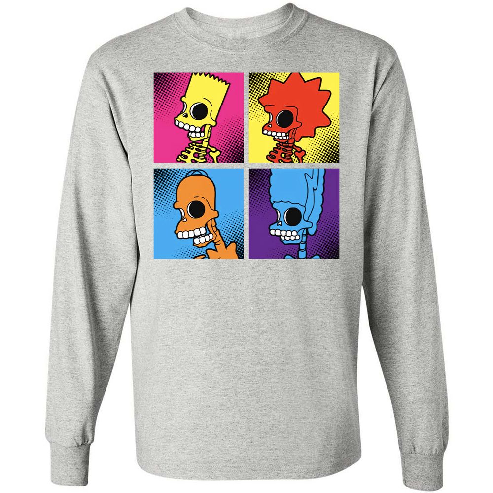 Long Sleeve T-Shirt - DF2GKDK4 - Ash - 7