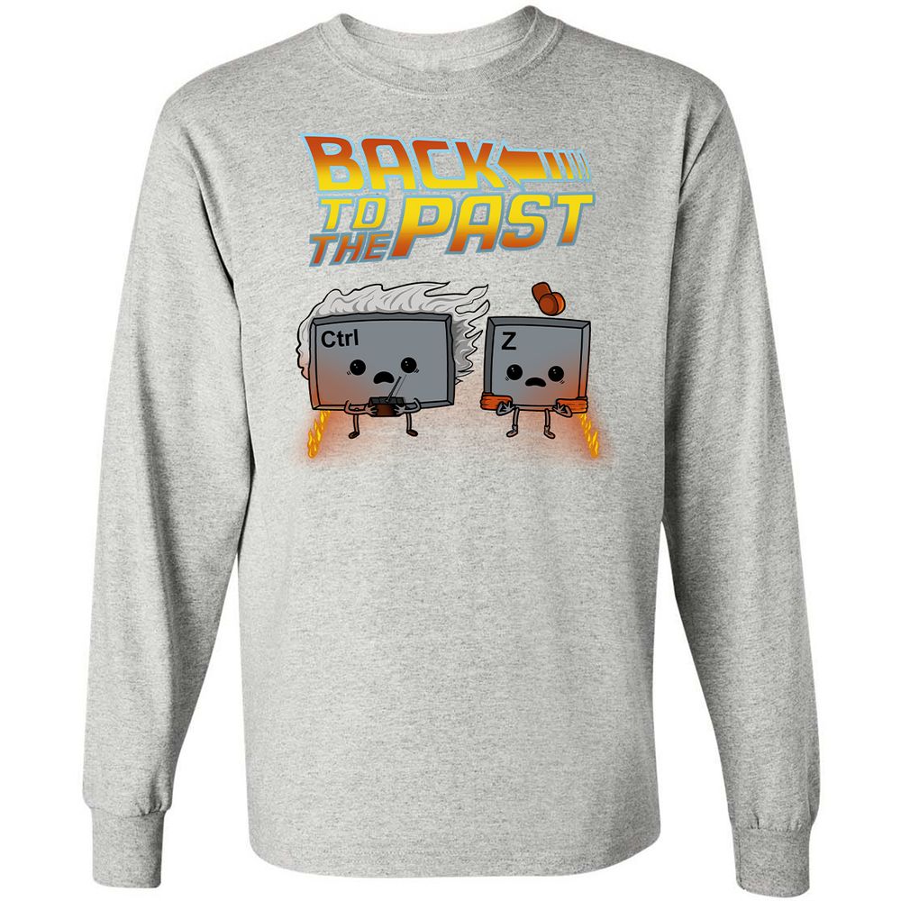 Long Sleeve T-Shirt - KKGVUZ6W - Ash - 7