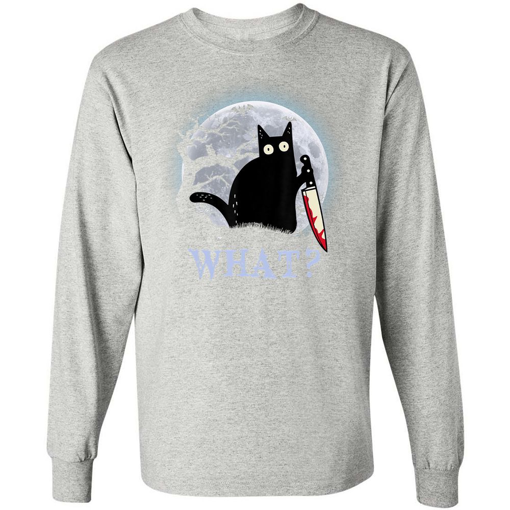 Long Sleeve T-Shirt - KQCBD2XT - Ash - 7