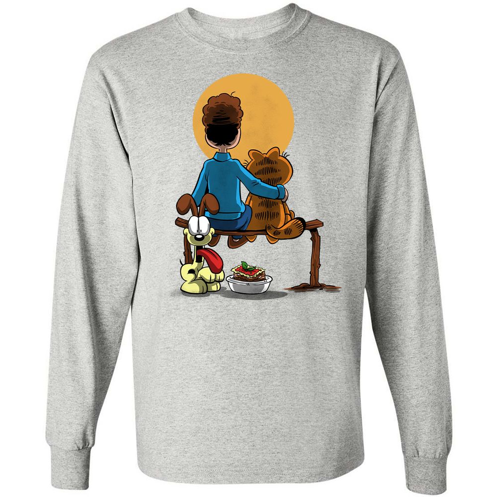 Long Sleeve T-Shirt - E2MDL7SL - Ash - 7