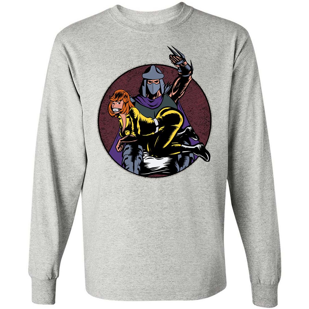 Long Sleeve T-Shirt - 5FV1XTJM - Ash - 7