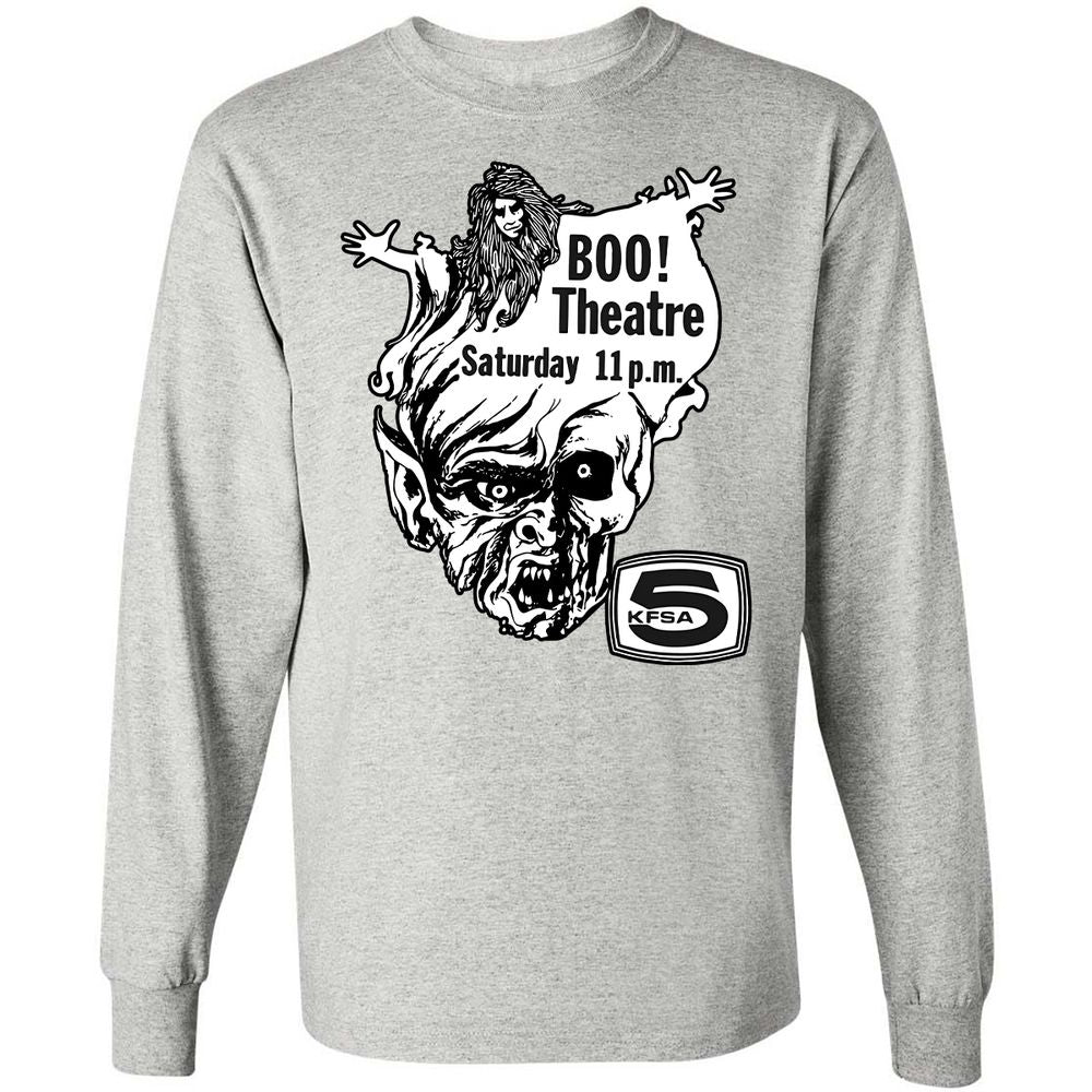 Long Sleeve T-Shirt - 7D4MJQ43 - Ash - 7