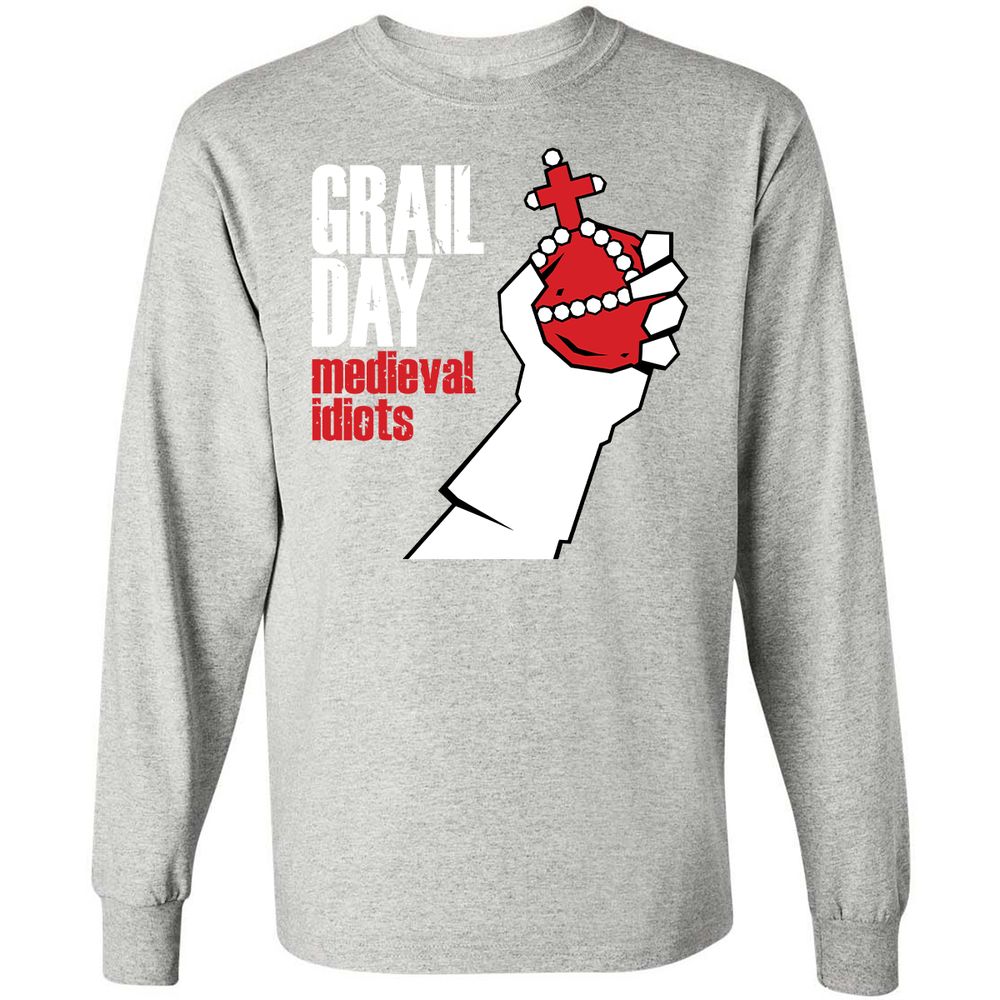 Long Sleeve T-Shirt - GFKMU6JW - Ash - 7