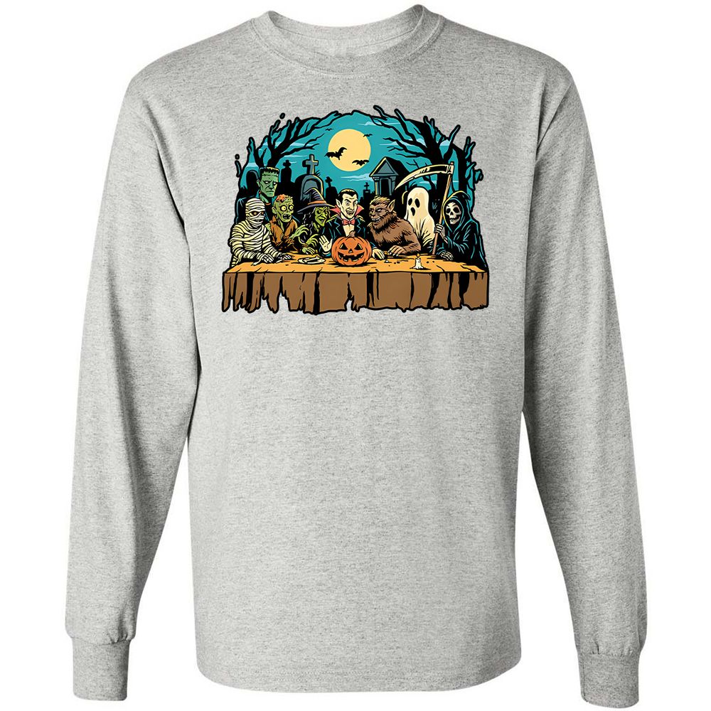 Long Sleeve T-Shirt - XD8KB45T - Ash - 7