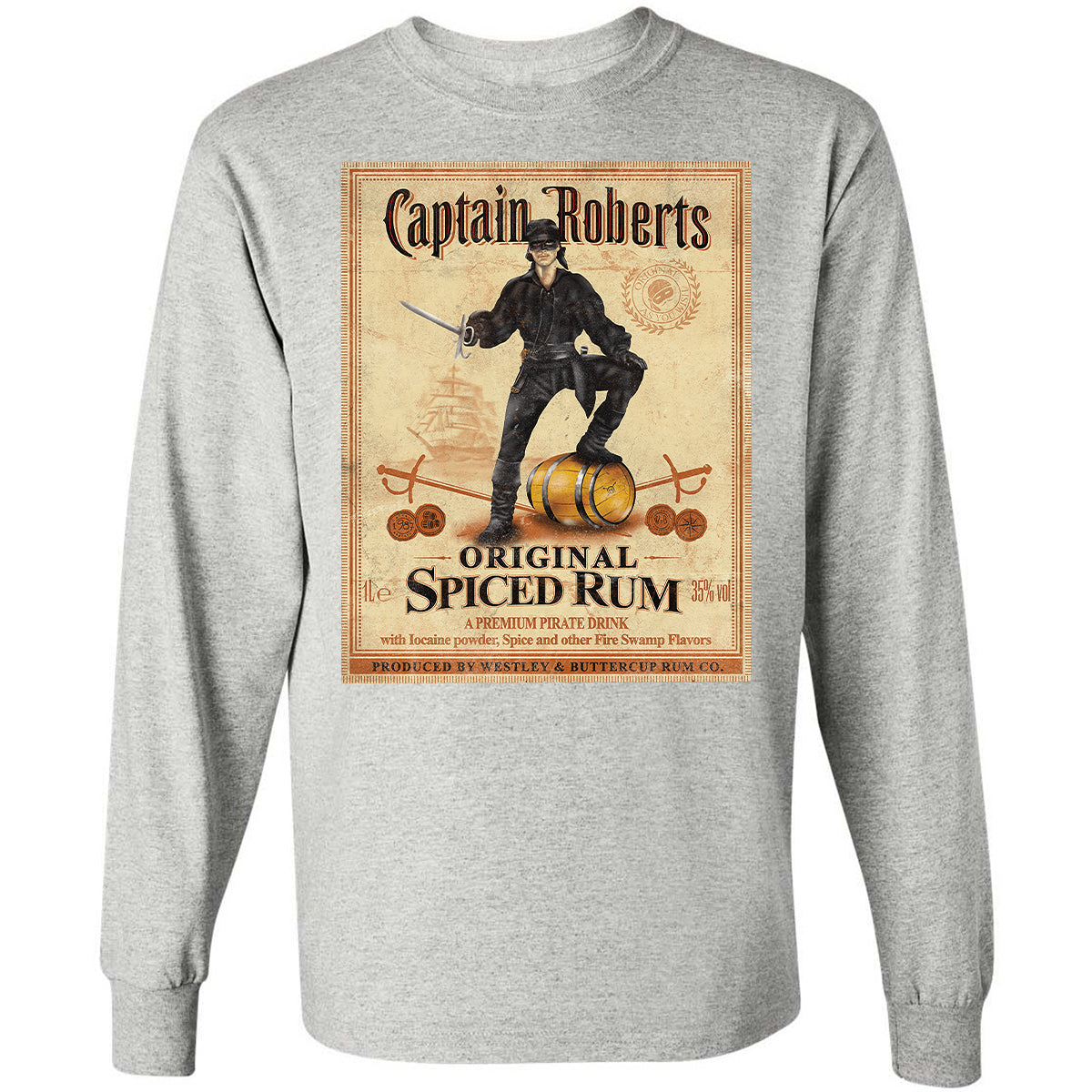 Long Sleeve T-Shirt - QHEVJG1M - Ash - 7