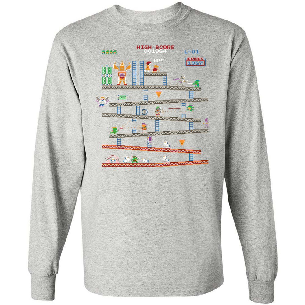 Long Sleeve T-Shirt - JN7Z9AUW - Ash - 7