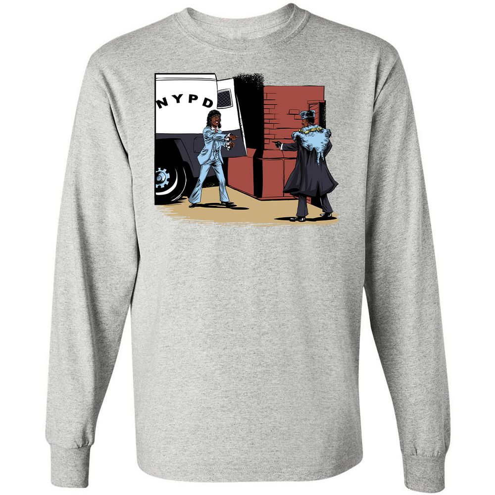 Long Sleeve T-Shirt - 8MY8S2XJ - Ash - 7