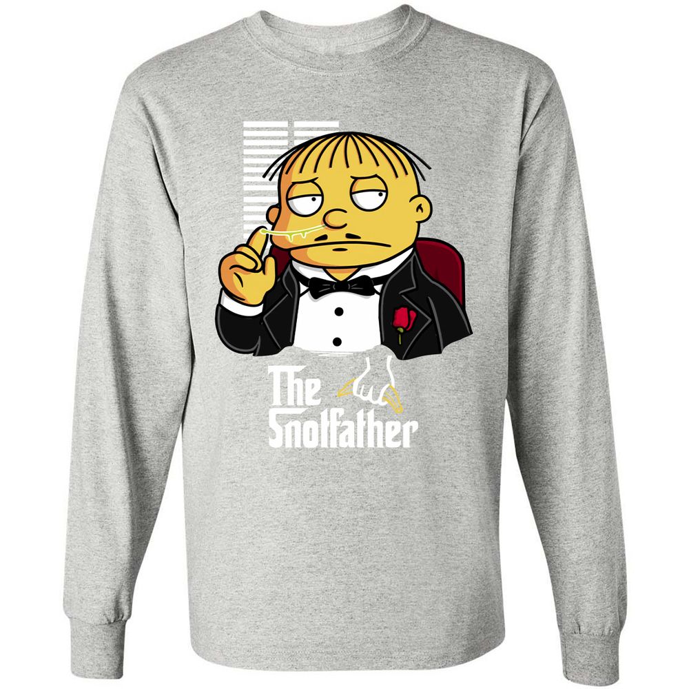 Long Sleeve T-Shirt - PTTZEYJ6 - Ash - 7