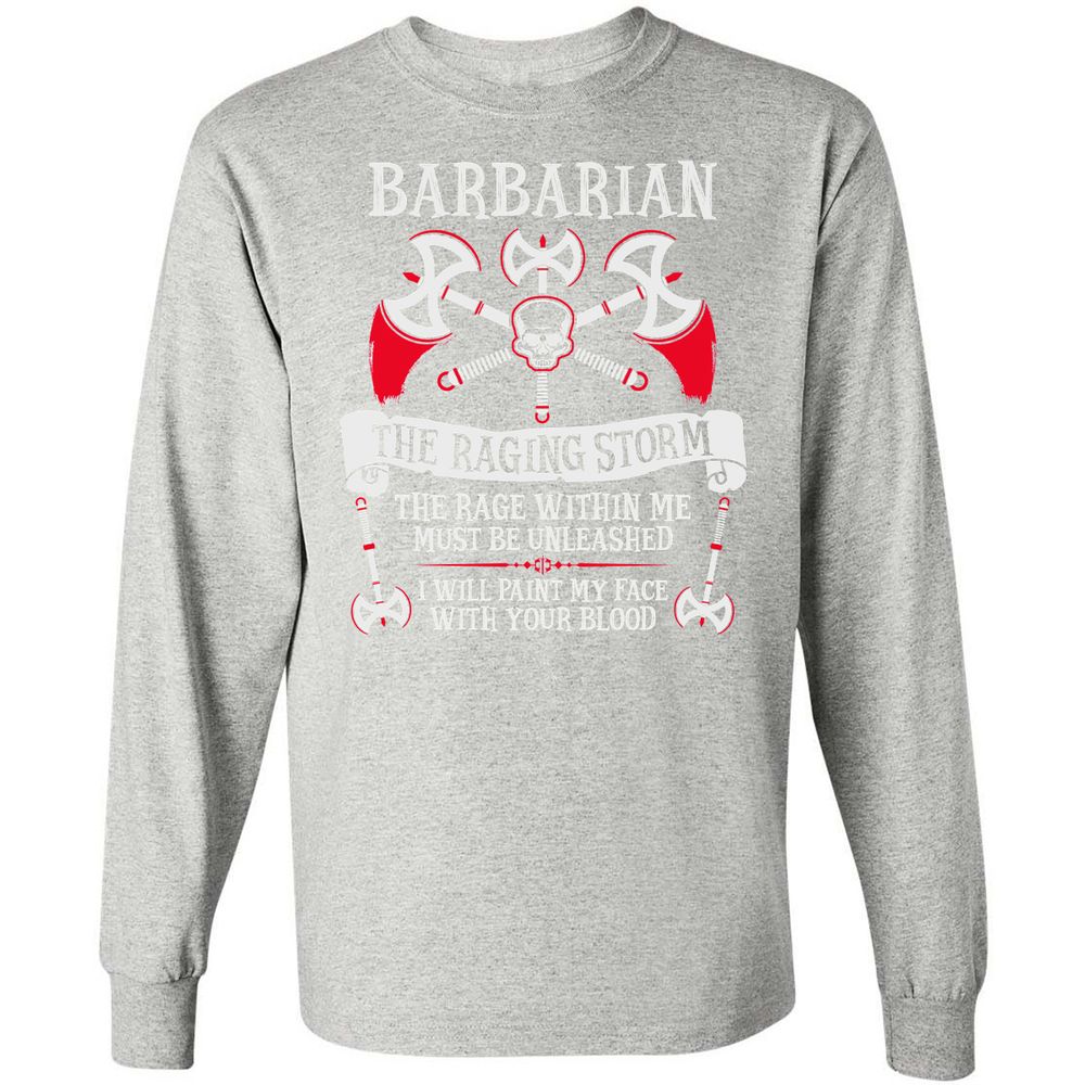 Long Sleeve T-Shirt - KL4RKPSK - Ash - 7