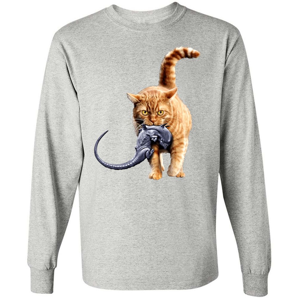 Long Sleeve T-Shirt - LHUPHSLP - Ash - 7