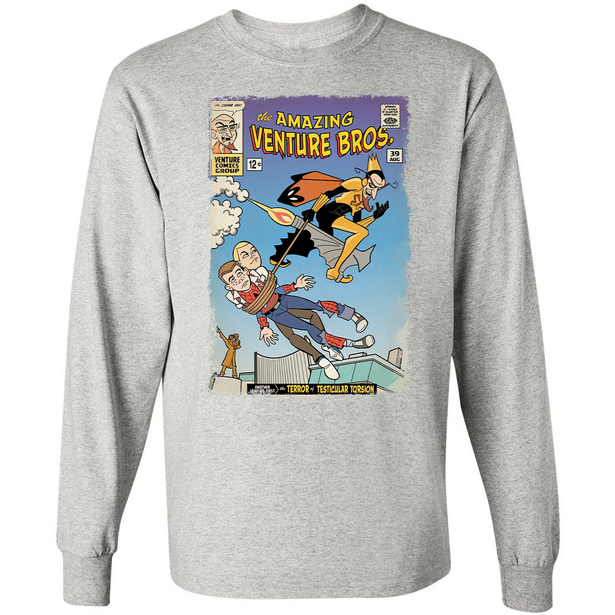 Long Sleeve T-Shirt - NRJT79MP - Ash - 7