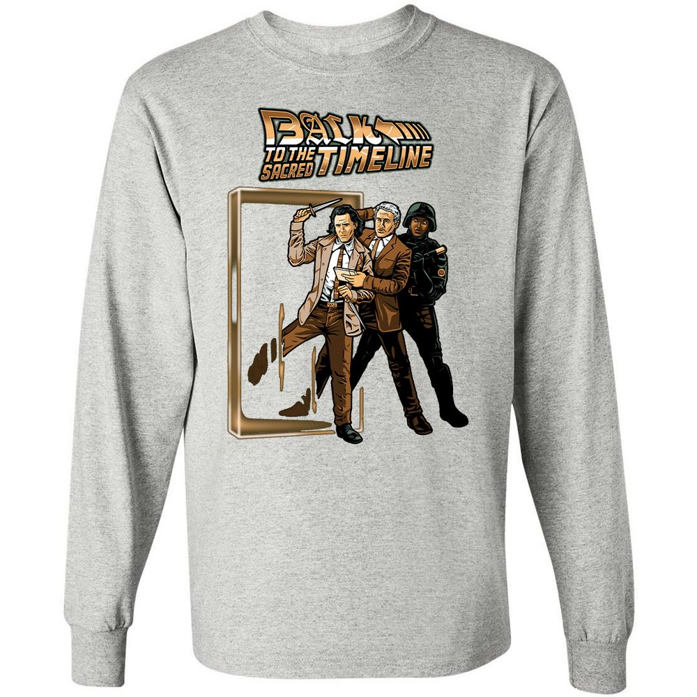 Long Sleeve T-Shirt - QYB63UNR - Ash - 7