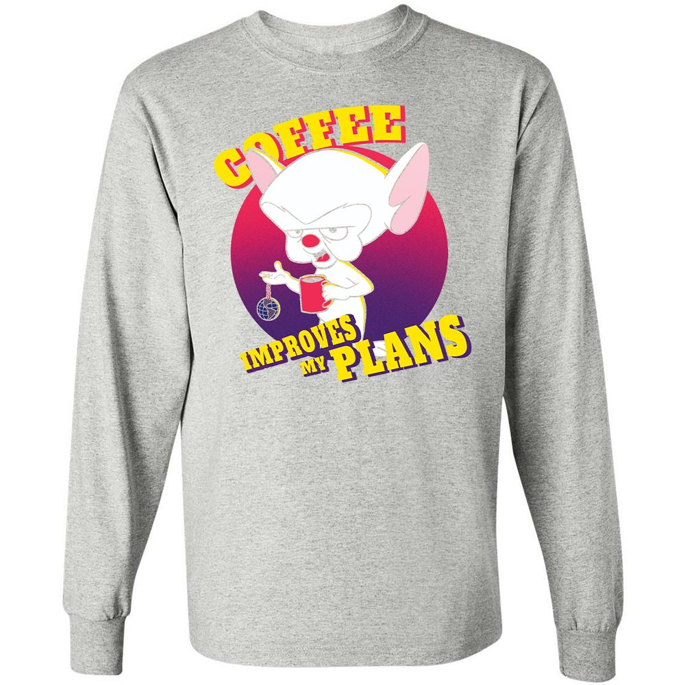 Long Sleeve T-Shirt - BYCJED33 - Ash - 7