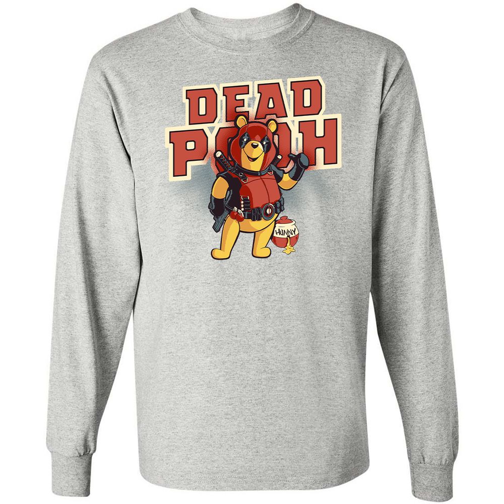 Long Sleeve T-Shirt - 6F1MWZP7 - Ash - 7