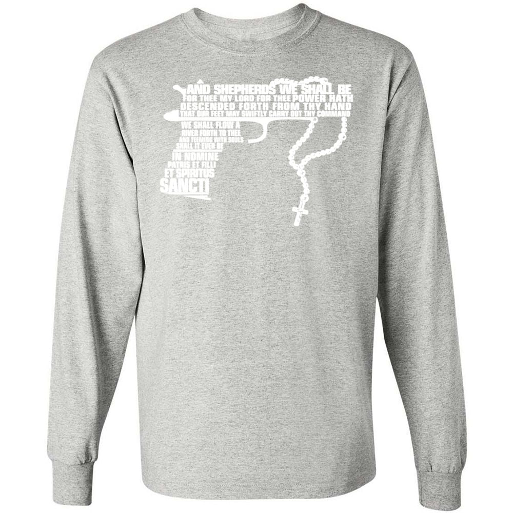 Long Sleeve T-Shirt - 4HYT3TVR - Ash - 7