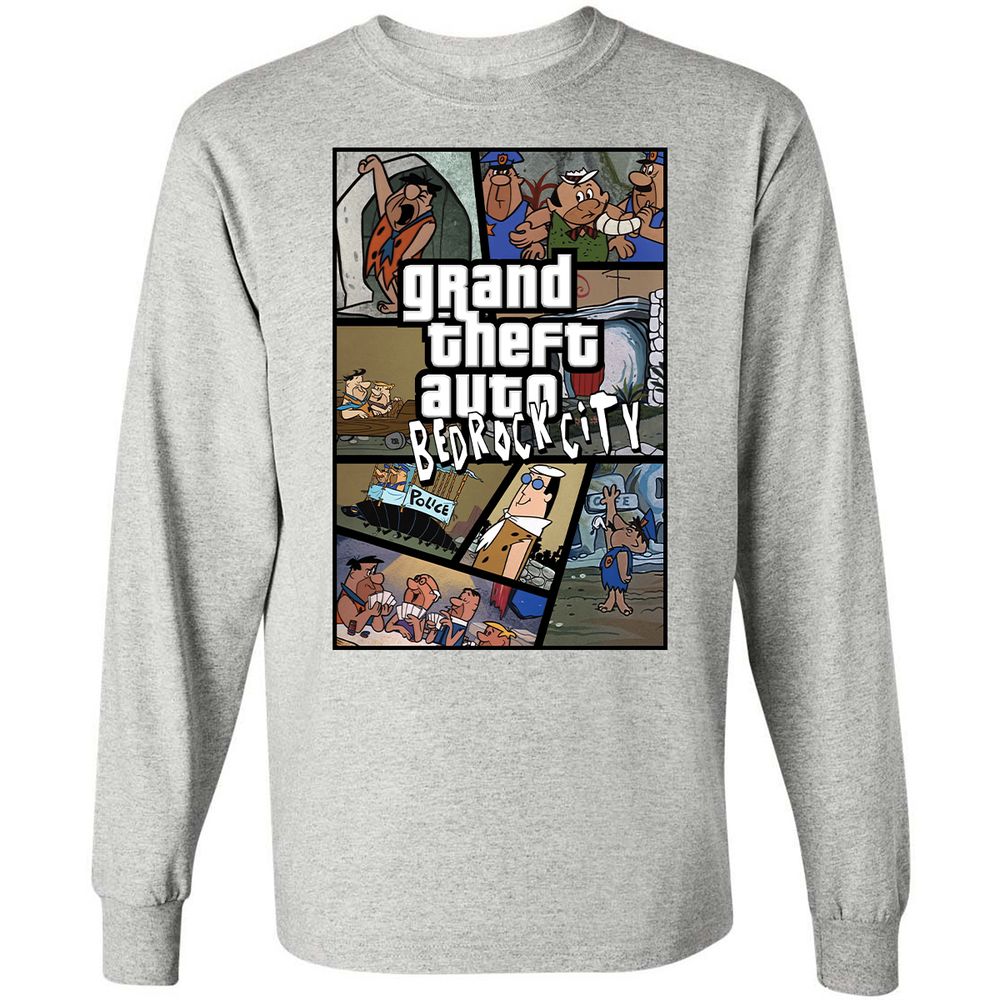 Long Sleeve T-Shirt - LGVG61VT - Ash - 7