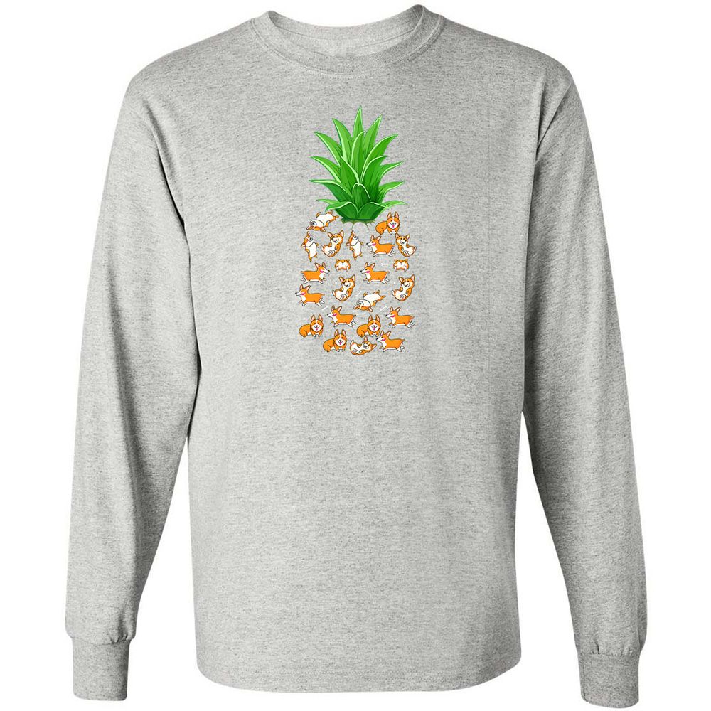 Long Sleeve T-Shirt - MMB32H9D - Ash - 7