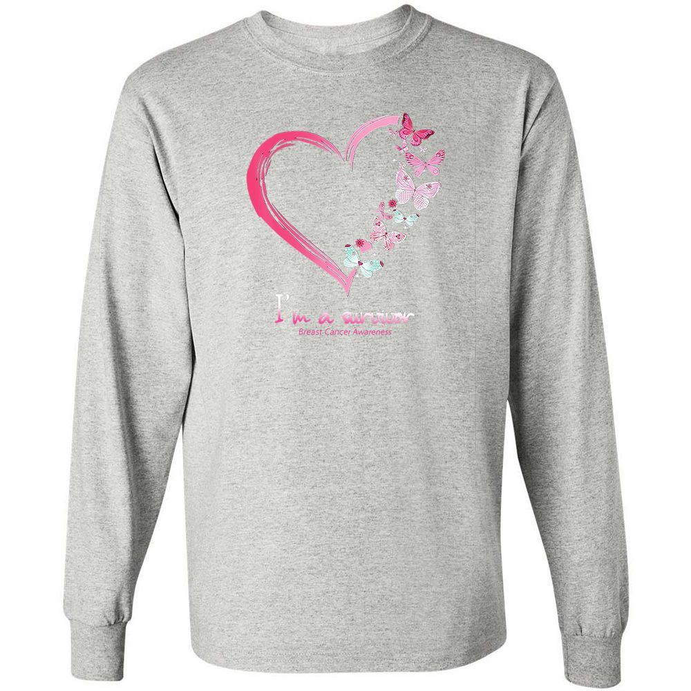 Long Sleeve T-Shirt - GECHJ9PL - Ash - 7