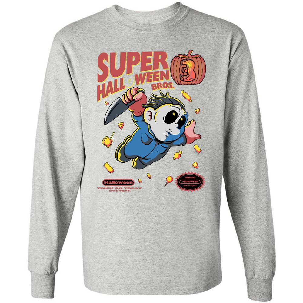 Long Sleeve T-Shirt - PPDU49CK - Ash - 7