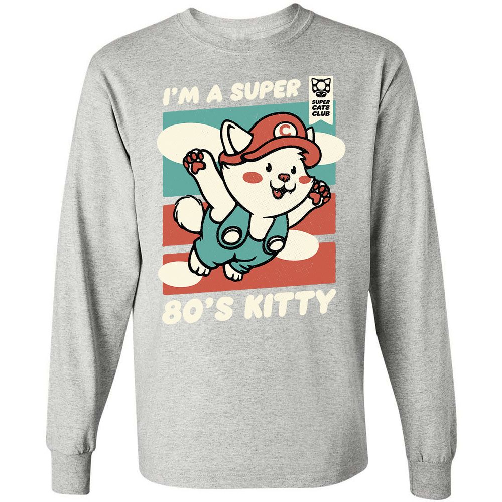 Long Sleeve T-Shirt - QZ6B35JW - Ash - 7