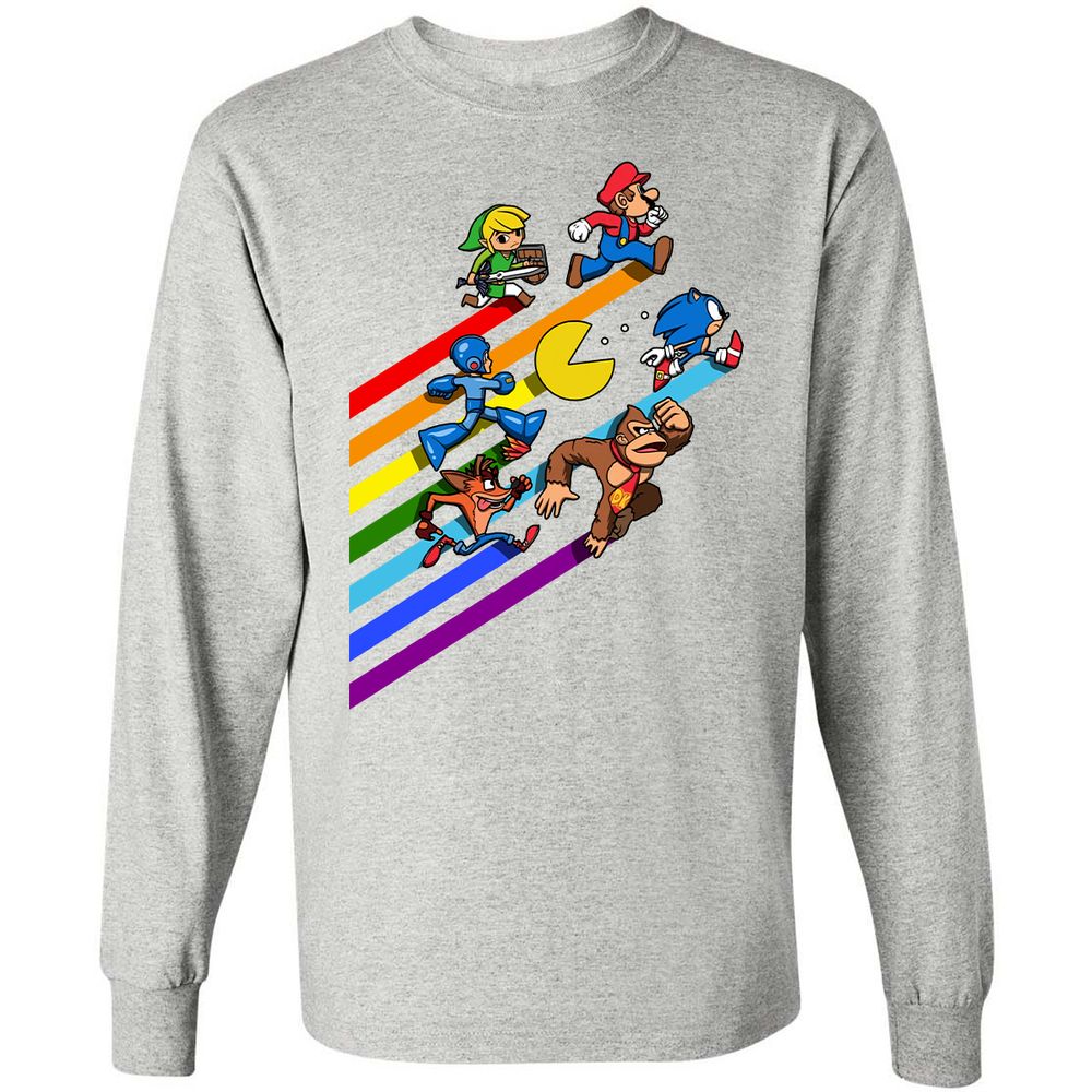 Long Sleeve T-Shirt - R8627NCT - Ash - 7